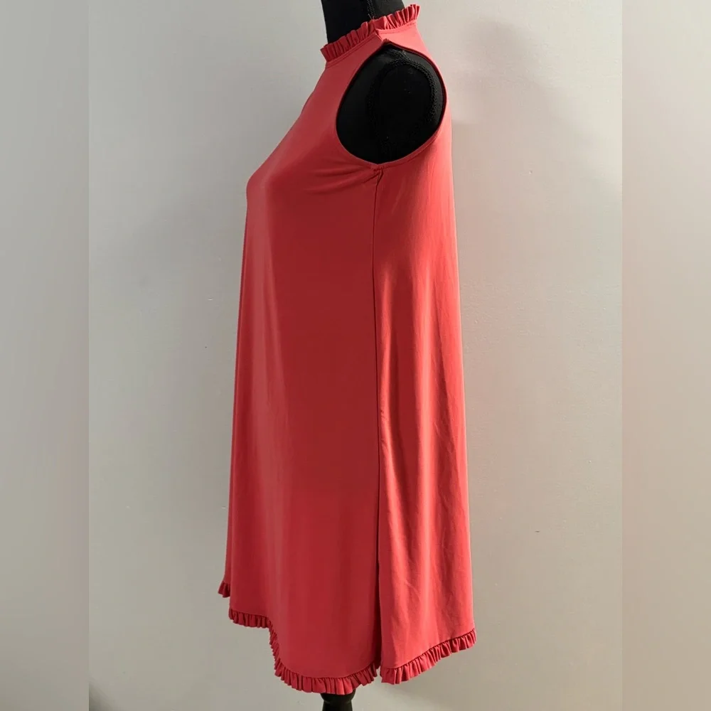 Tash + Sophie Coral Sleeveless flowy shift Dress XS - Picture 3 of 8